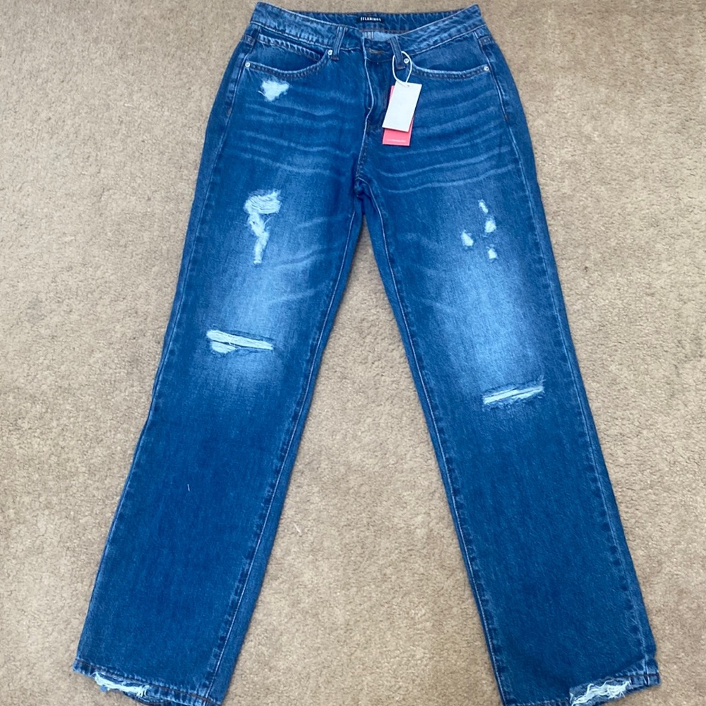 Flamingo jeans navy blue small